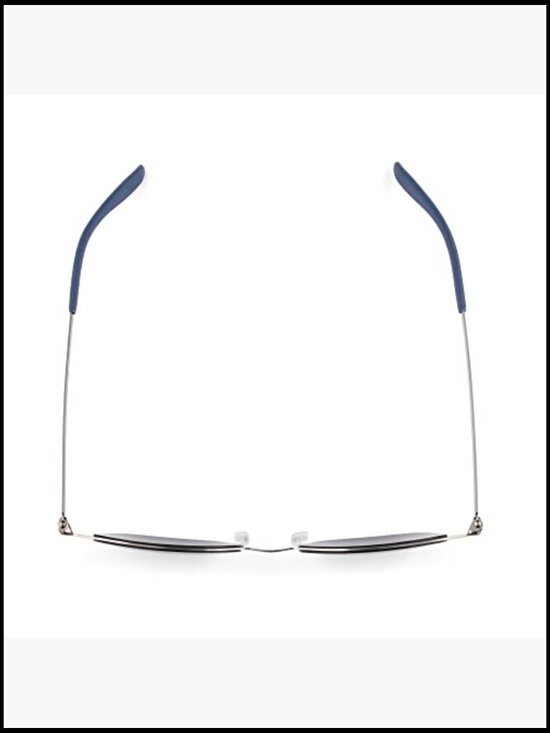 Gunmetal Square Sunglasses with Gradient Lenses main image 4
